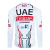 Maglia 2024 UAE TEAM EMIRATES Manica Lunga Bianco